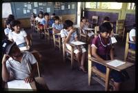 A classroom full of students at a public school, Nicaragua