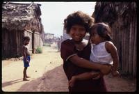 Miskito children in the Columbus neighborhood of Tasba Pri, Nicaragua