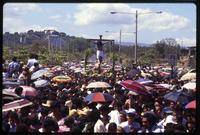 A Good Friday procession fills the street, Managua, Nicaragua