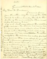 Letter from John Peate to W.L. Davidson, 1900 March 05