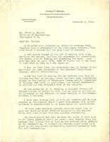 Letter from George E. Howard to Frank A. Taylor, 1934 December 03