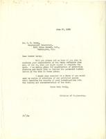 Letter from Frank A. Taylor to George W. Morey, 1935 June 27
