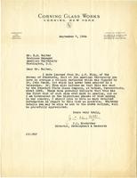 Letter from J.C. Hostetter to H.E. Walter, 1934 September 07