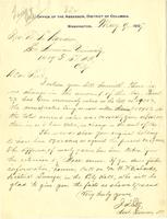 Letter from J. Petty to W.L. Davidson, 1907 May 09