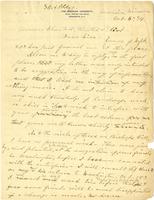 Letter from Samuel L. Beiler to Olmsted, Olmsted, and Elliot, 1894 October 06
