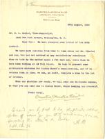Letter from Olmsted, Olmsted and Eliot to Samuel L. Beiler, 1896 August 27