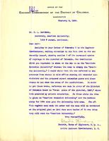 Letter from Chester Harding, Acting Engineer Commissioner, to W.L. Davidson, 1906 February 06