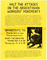 Halt the attacks on the Argentinian workers' movement!