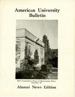 American Alumni Bulletin, Volume 16, Issue 02, November 1940