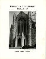 American Alumni Bulletin, Volume 17, Issue 01, October 1941