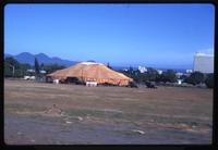 View of theater tent in Managua, Nicaragua 
