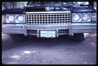 Close view of grill of Nicaraguan Presidential car