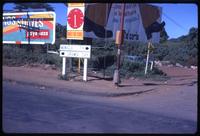 Billboards along road near Managua