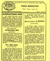 FORSA Newsletter, Volume 2, Number 7, March 1981