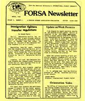 FORSA Newsletter, Volume 3, Number 6, March 1982