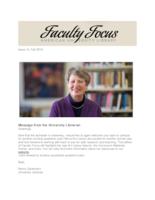 Faculty Focus, Issue 12, Fall 2018