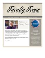 Faculty Focus, Issue 09, Winter 2016