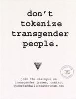 Queers and Allies don_t tokenize flyer