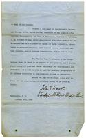General announcement from John Hurst looking for investors, 1890 January 30