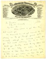 Letter from John McLeran to Dr. Davidson about removing the gate, 1903
