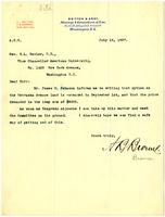 Letter from A.B. Browne to Rev. S.L. Beiler, 1897 July 16