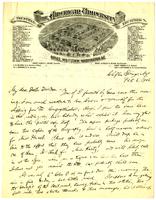 Letter from Albert Osborn to Dr. Davidson, 1906 February 06
