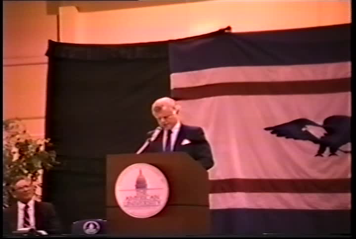 Legacy Week ceremony, Senator Edward Kennedy, April 16, 1991