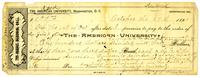 Promissory note for $100 for proposed College of Medicine, 1898 October 24