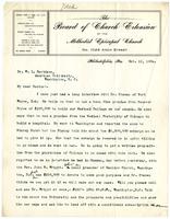 Letter from Charles McCabe to W.L. Davidson, 1904 October 19