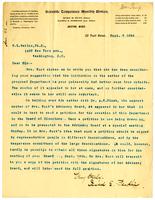 Letter from Isabel E. Perkins to Samuel L. Beiler, 1894 September 08