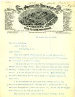 Letter from C.C. McCabe to W.L. Davidson, 1903 November 09