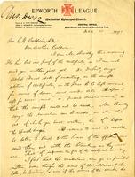 Letter from Albert Osborn to Rev. C.W. Baldwin, 1891 December 11