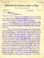 Letter from Tali Esen Morgan to Rev. Wilbur L. Davidson, 1901 January 04
