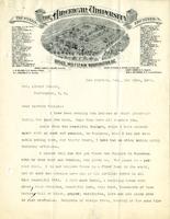 Letter from W.L. Davidson to Rev. Albert Osborn, 1904 May 23