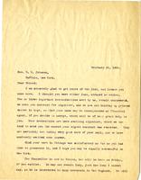Letter from Wilbur L. Davidson to Rev. D.B. Johnson, 1908 February 24