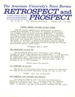 Retrospect and Prospect, Volume 01, Issue 06, 15 October 1965