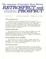 Retrospect and Prospect, Volume 01, Issue 08, 29 October 1965