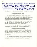 Retrospect and Prospect, Volume 01, Issue 09, 05 November 1965