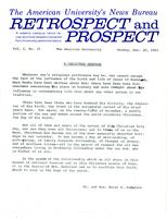 Retrospect and Prospect, Volume 01, Issue 15, 20 December 1965