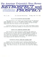 Retrospect and Prospect, Volume 01, Issue 11, 19 November 1965