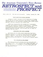 Retrospect and Prospect, Volume 01, Issue 18, 24 January 1966