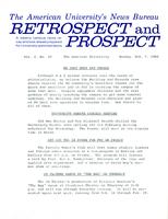 Retrospect and Prospect, Volume 01, Issue 20, 07 February 1966