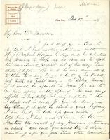 Letter from John A. Gutteridge to W.L. Davidson, 1903 December 17