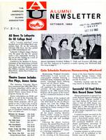Alumni Newsletter, Volume 01, Number 01, October 1962