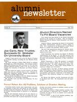Alumni Newsletter, Volume 02, Number 01, Fall 1964