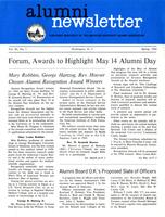 Alumni Newsletter, Volume 03, Number 01, Spring 1966