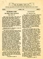 The Alumni Special, Volume 01, Number 02, October 1936