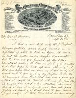 Letter from Rev. John A. Gutteridge to Rev. W.L. Davidson, 1906 September 20