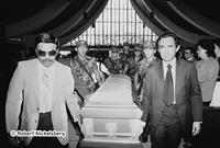 Funeral For Salvadoran Army Major Armando Azmitia