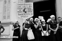 Mothers Of The Disappeared Protest On Anniversary Of Archbishop Osacr Romero's Death
